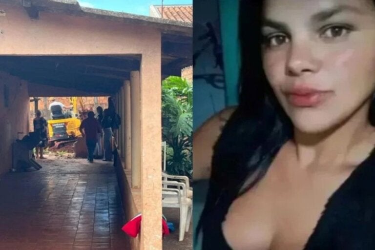 Polícia faz escavação em imóvel de Apucarana em busca de costureira desaparecida.