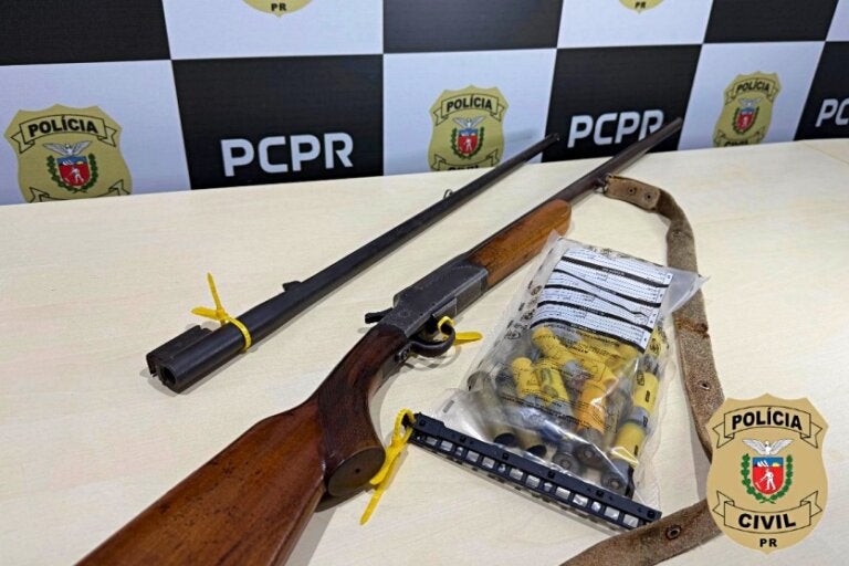 Tuneiras Polícia Prende Jovem E Apreende Espingarda E Munições