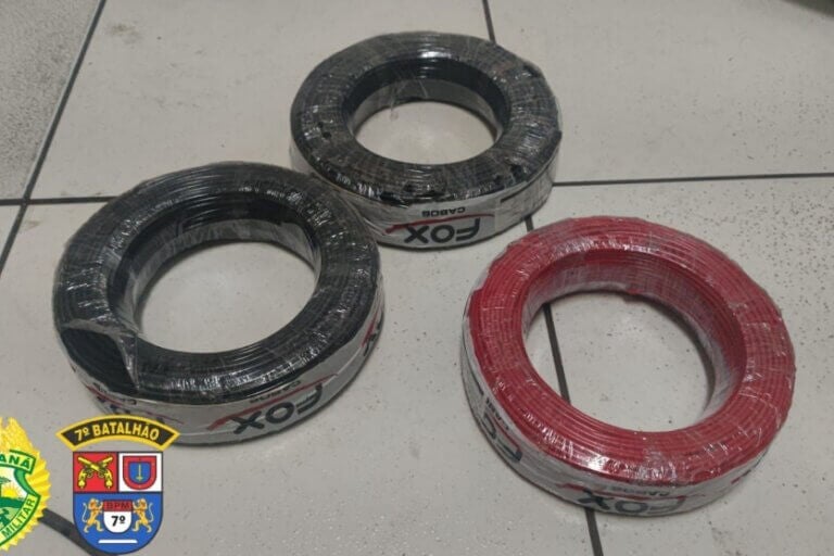 Receptação em obra pública leva três homens à delegacia em Cruzeiro do Oeste