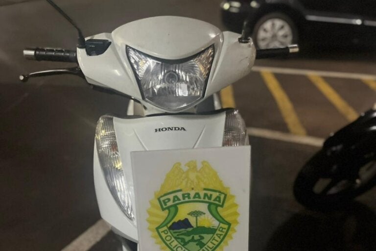 Motoneta furtada é recuperada no conjunto Sonho Meu, em Umuarama