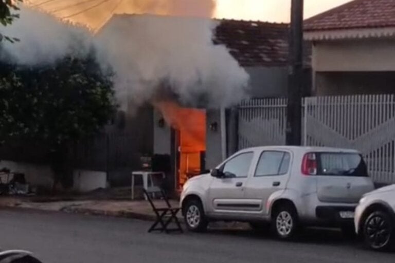 Incêndio em pizzaria de Iporã mobiliza Defesa Civil, Corpo de Bombeiros e PM