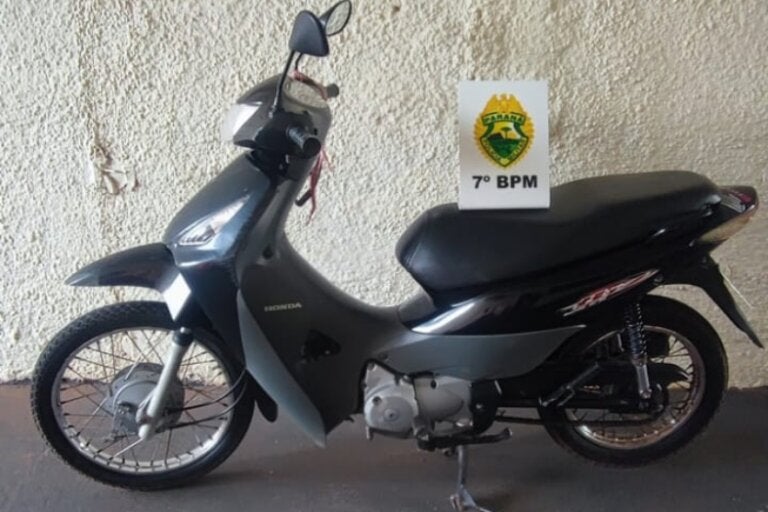 Motoneta furtada é recuperada e suspeito é preso após roubo de carro em Cidade Gaúcha