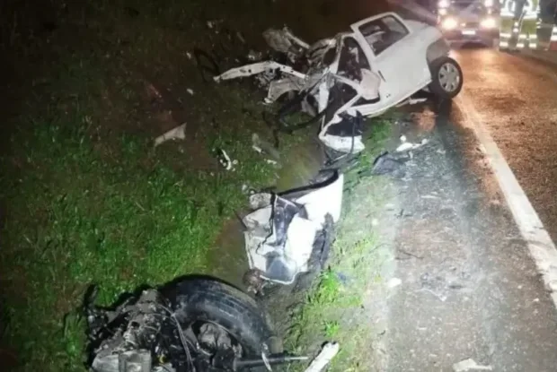 Acidente fatal: motorista morre após colisão frontal com caminhão na PR-423