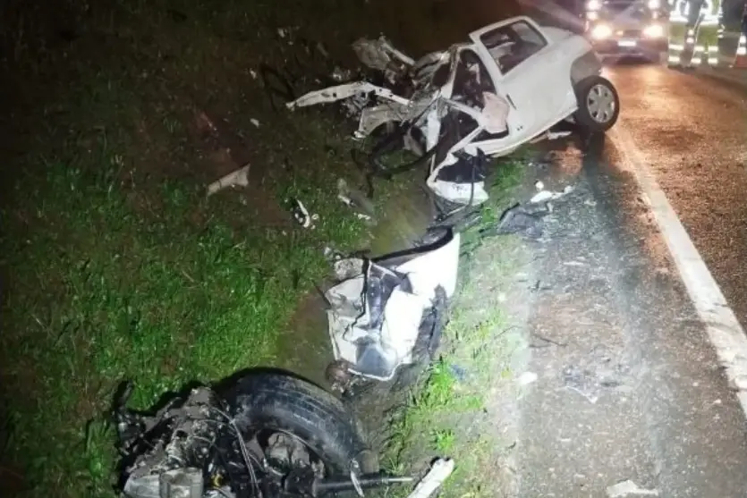 Acidente fatal: motorista morre após colisão frontal com caminhão na PR-423