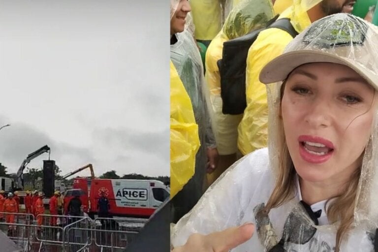 Advogada fica com paralisia facil ao ser atingida por raio durante caminhada até Brasília