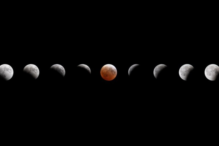 Brasileiros não poderão assistir ao eclipse total da Lua da próxima terça-feira