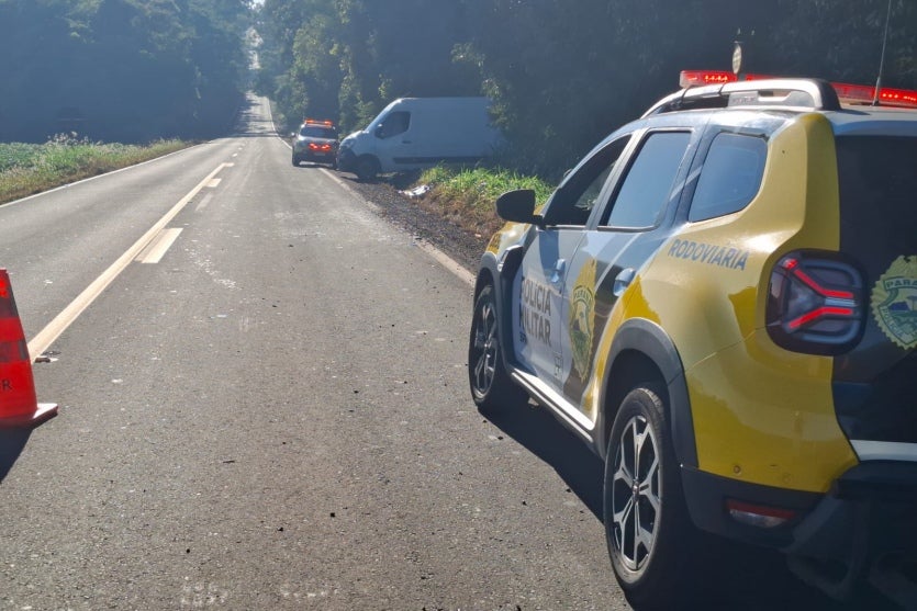 Atropelamento na PR-082 deixa ciclista morto em Terra Boa