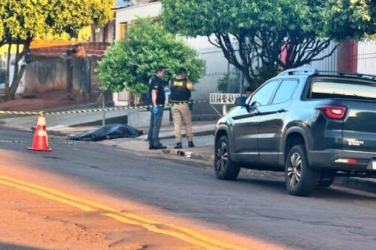 Homem é assassinado a tiros em Goioerê durante a madrugada no Jardim Primavera