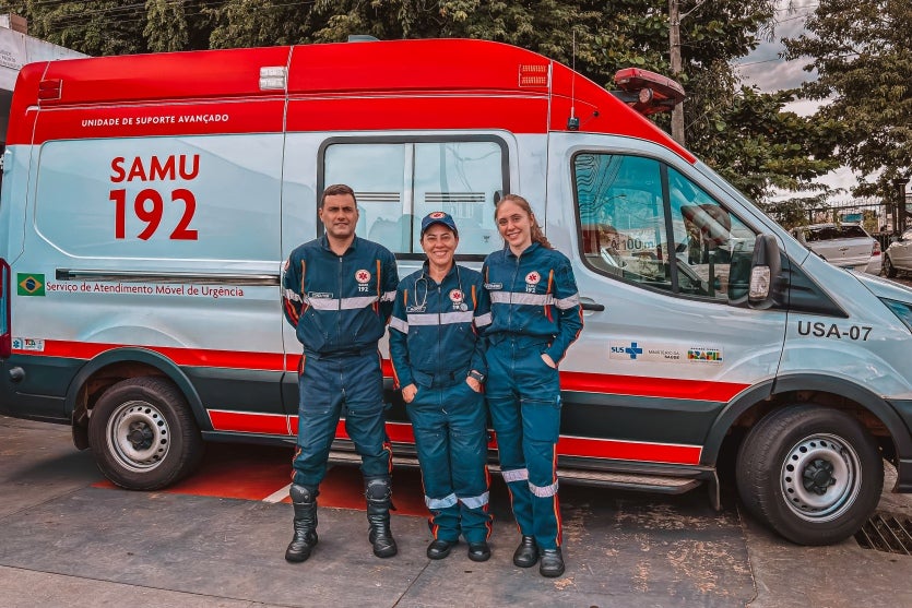 Bebê "apressadinho" nasce dentro de ambulância do Samu durante transferência para Palotina