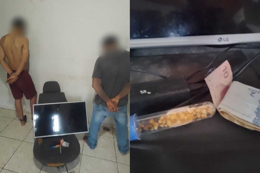 Ação em local de tráfico do Parque Industrial resulta em 2 presos