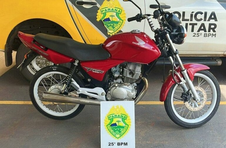Iporã: Jovem tenta dispensar maconha e fugir da PM com moto, mas é interceptado