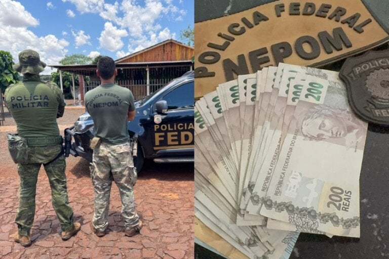 PF cumpre mandado expedido em Umuarama e apreende R$ 10 mil em espécie