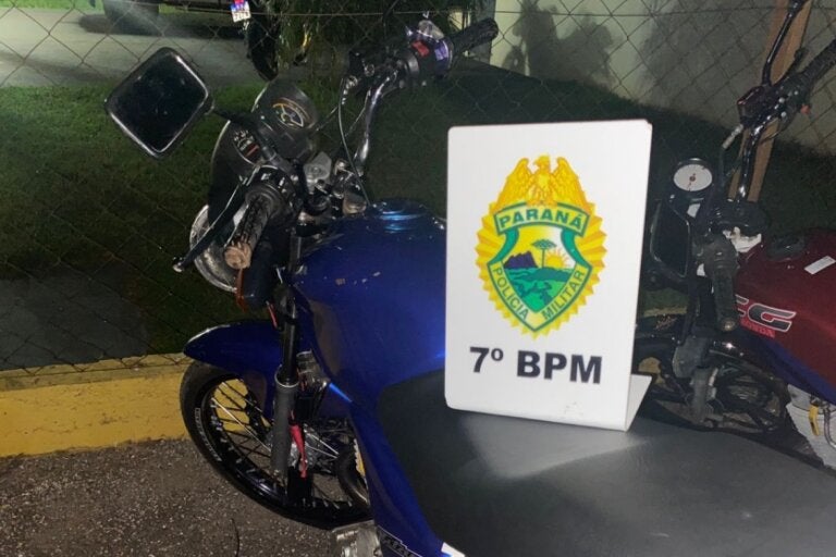 Condutor descontrolado sofre queda durante perseguição e resiste à prisão, em Cruzeiro do Oeste
