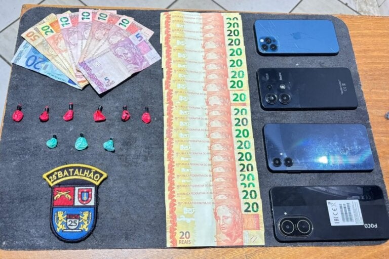 Ação contra o tráfico no Guarani I resulta em apreensão de cocaína e notas falsas