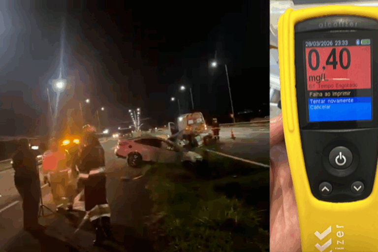 Motorista embriagado que atropelou policial e causou morte do sobrinho na BR-369 é preso