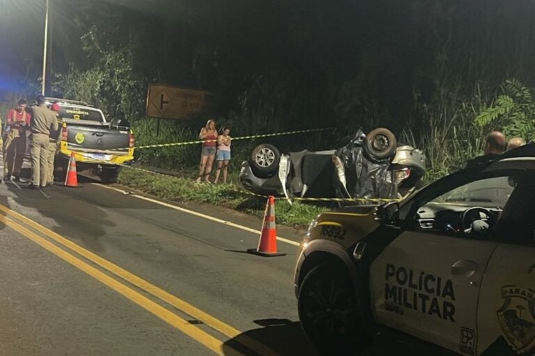 Acidente na rodovia PR-082 em Terra Boa deixa um morto e um ferido