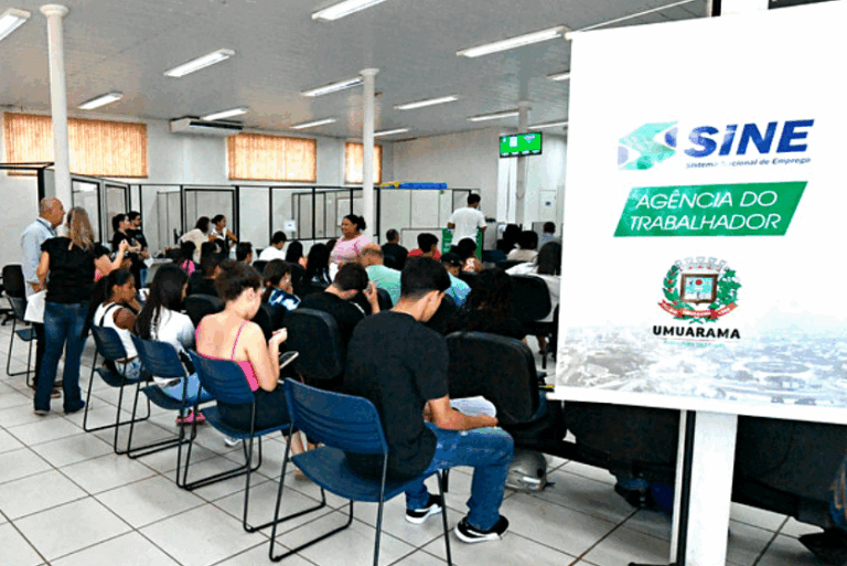 Agência do Trabalhador inicia a semana com 196 vagas de emprego disponíveis em Umuarama