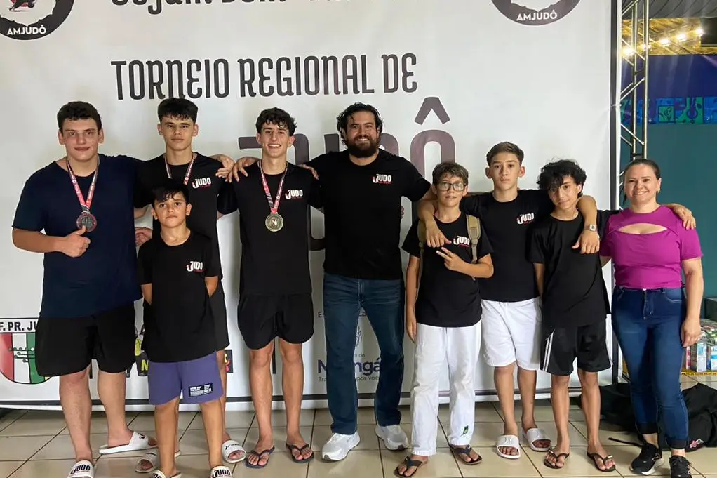 Atletas da Associação de Judô Juan Jimenez se destacam em torneio regional em Maringá