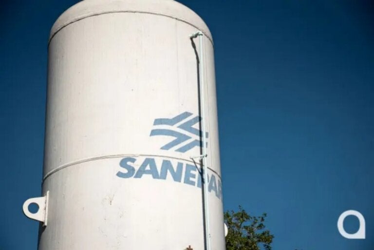 sanepar distribuição de água