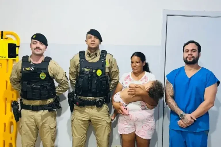 Polícia Militar salva criança após atendimento emergencial no centro de Iporã