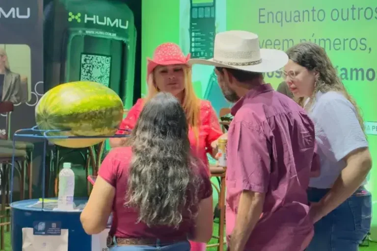 Empate: dupla acerta 893 sementes na melancia e divide boi de R$ 4 mil na Expo Umuarama