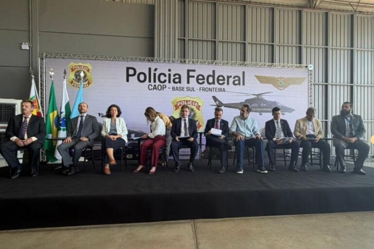 Polícia Federal inaugura base aérea para reforçar combate ao crime nas fronteiras