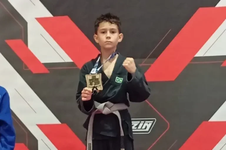 Nycollas, o ‘Danoninho’, conquista vice no Paranaense e se firma como promessa do jiu-jitsu