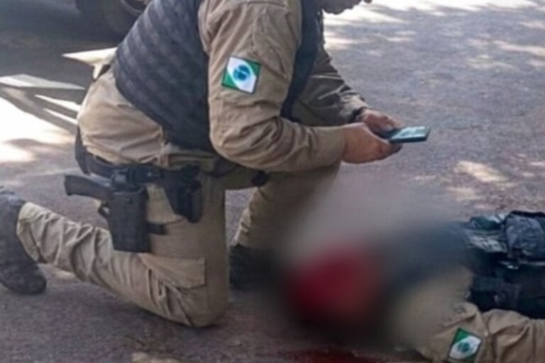 Motorista atropela policial militar durante abordagem e foge