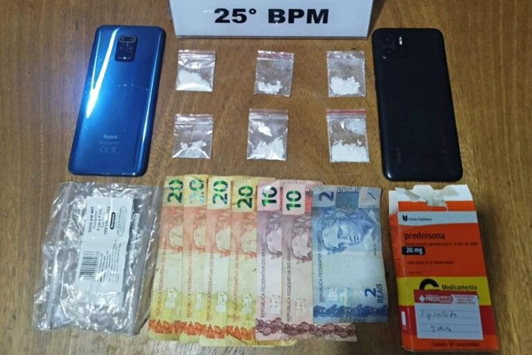 PM prende mulher por tráfico de drogas no Parque Jabuticabeiras e apreende cocaína