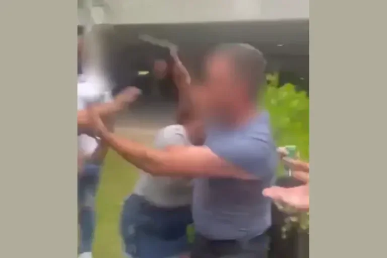 Churrasco em condomínio termina em briga e síndico saca arma contra moradores; veja o vídeo