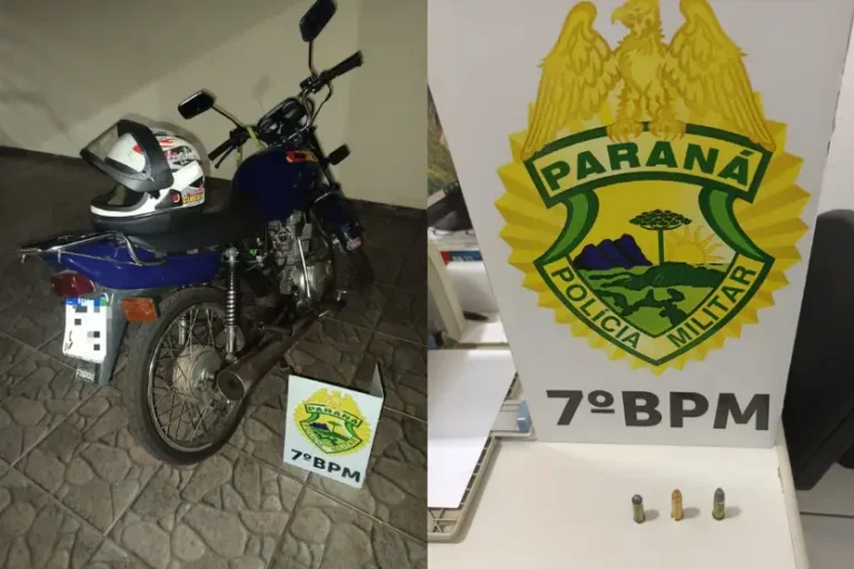 Suspeito de roubo é detido após abordagem policial na PR-479 em Tuneiras do Oeste