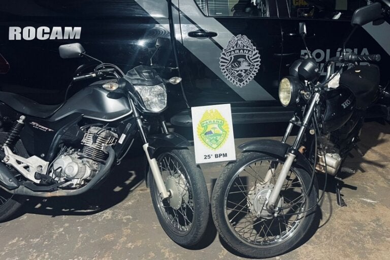 PM registra três ocorrências de motos com escapamento adulterado em 4 horas na região de Umuarama