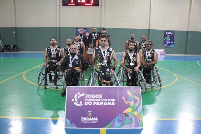 Equipe Tigres de Umuarama é vice-campeã dos Jogos Paradespostivos do Paraná