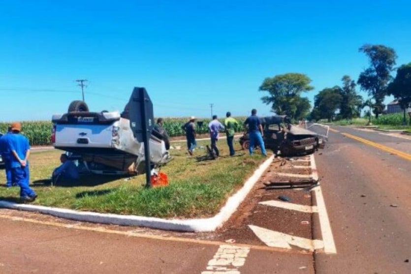 Agricultor morre em acidente no trevo da PR-180 com a PR-317, em Quarto Centenário