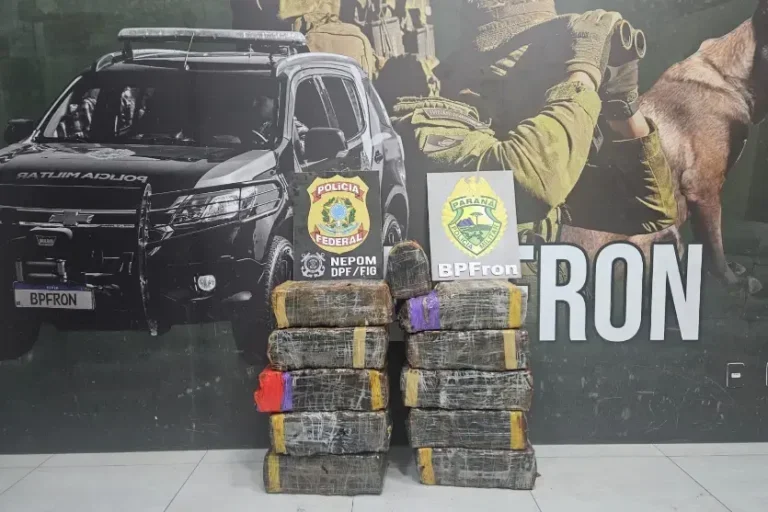 BPFron e PF apreendem mais de 200 kg de maconha em Perobal