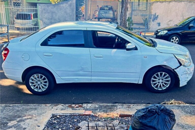 Condutoras se envolvem em colisão entre carro e moto no Parque San Remo