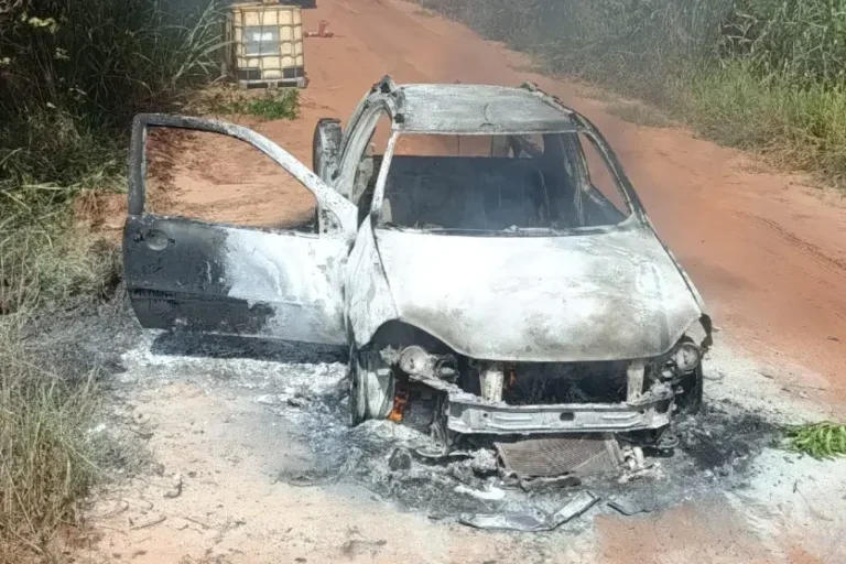 Defesa Civil de Iporã atende incêndio em veículo na zona rural do município