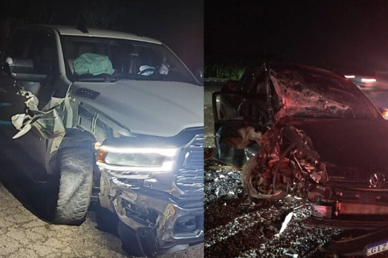 Colisão lateral deixa dois motoristas feridos em Marechal Cândido Rondon