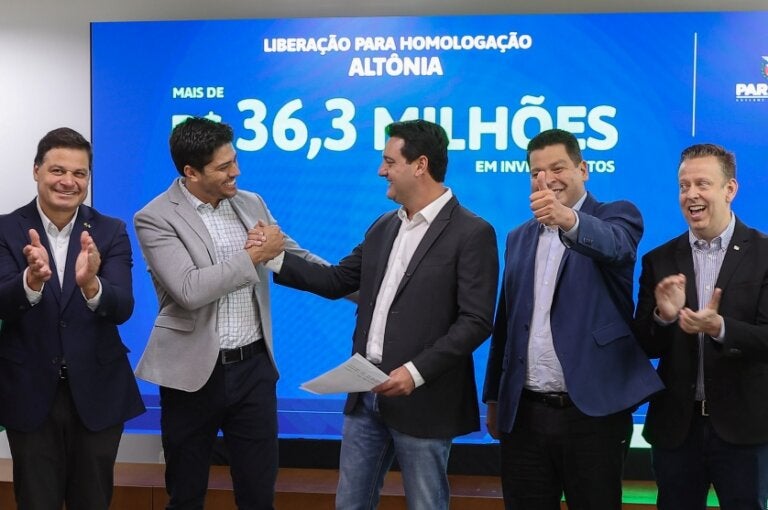 Governador anuncia investimentos de R$ 36,3 milhões em Altônia; com vídeo