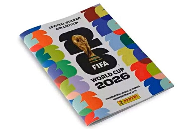 álbum que será preenchido com figurinhas da Copa do Mundo de Futebol de 2026