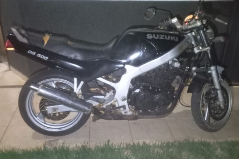 Moto furtada há quase duas décadas em Umuarama é recuperada após acidente em Altônia