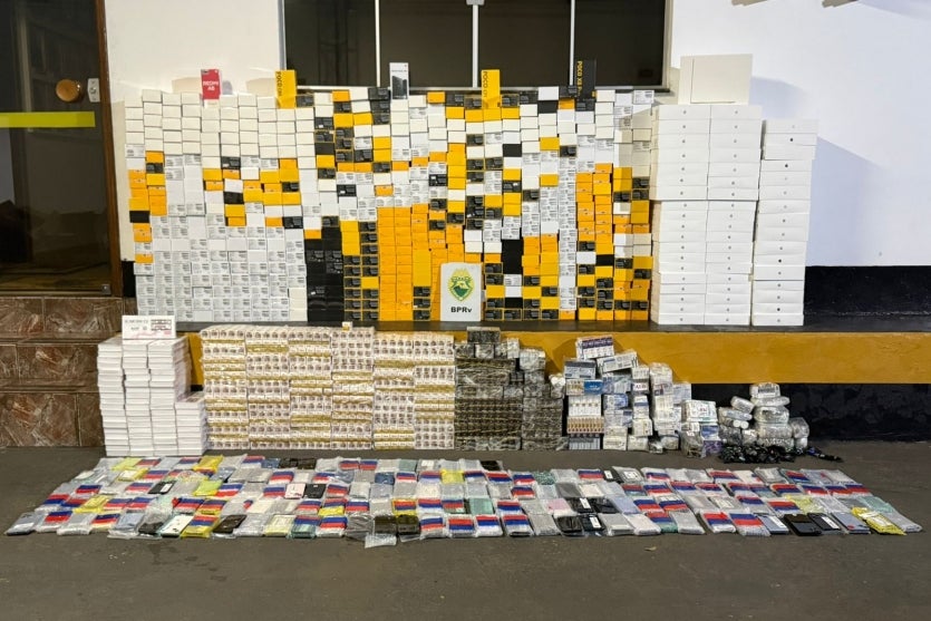 BPRv apreende 7 mil ampolas de tirzepatida, anabolizantes e eletrônicos na PR-445
