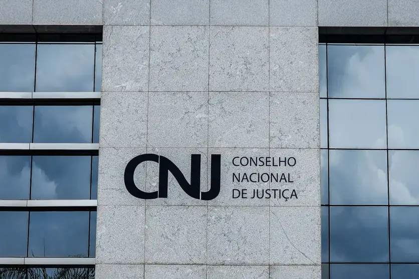 Foto da fachada do Conselho Nacional de Justiça.