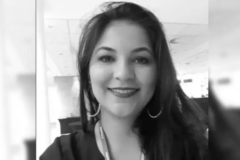 A Jornalista Angélica Nogaroto, que morreu em Maringá aos 33 anos.