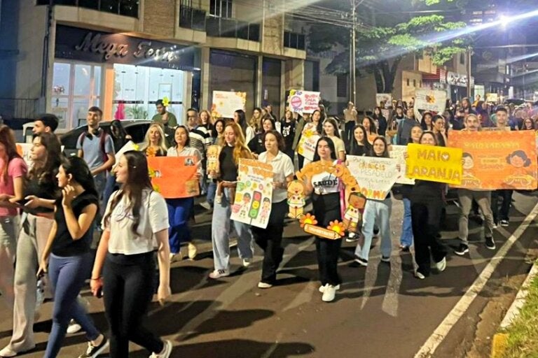 Campanha combate o abuso e a exploração sexual de crianças em Umuarama