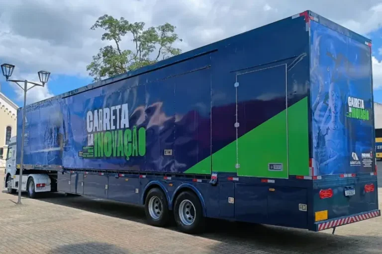 Carreta da Inovação leva tecnologia e atividades gratuitas para Perobal