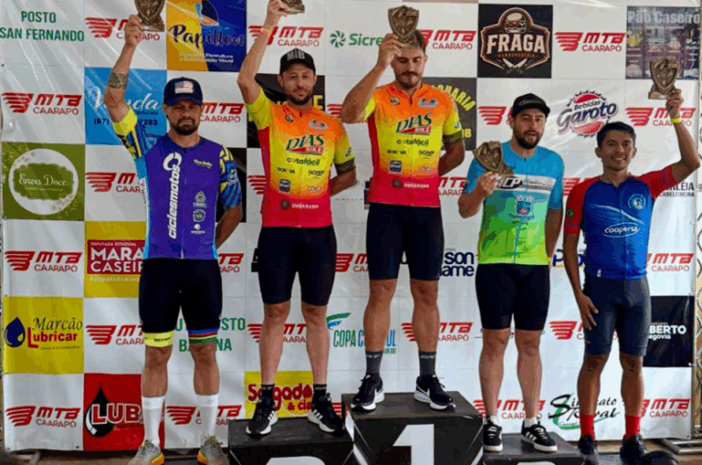 Ciclismo de Umuarama conquista 10 pódios em etapa da Copa Conesul de MTB