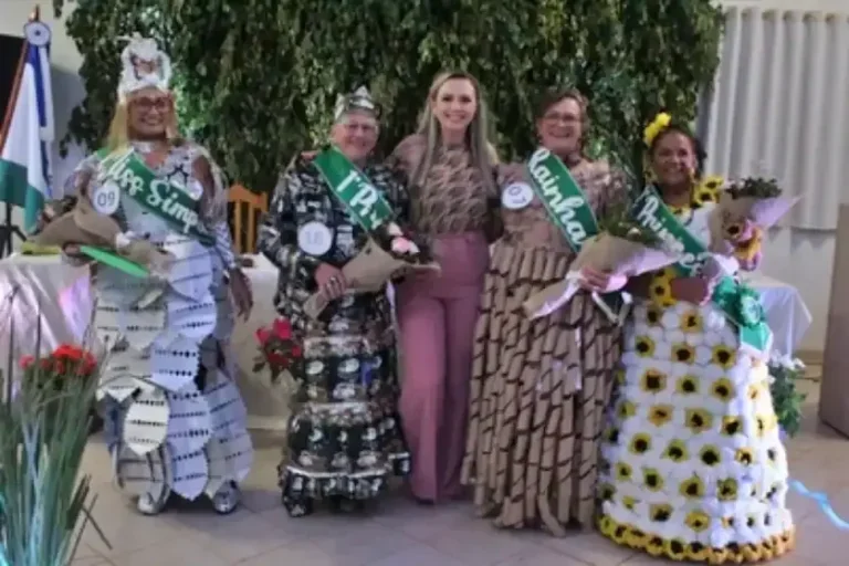 Desfile Sustentável em São Jorge do Patrocínio valoriza moda reciclável e criatividade