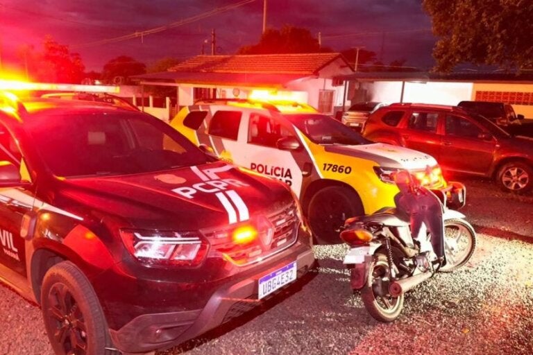 Três veículos com alerta de furto são recuperados em ações policiais em Umuarama e região