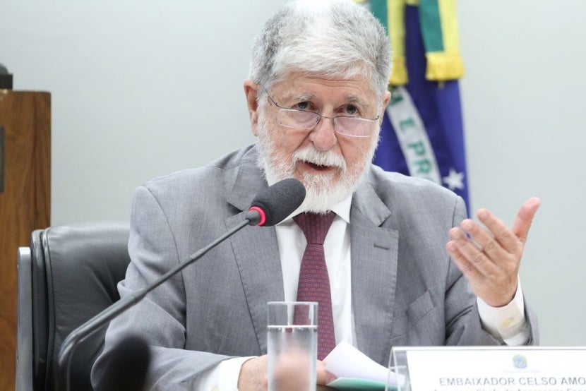 O embaixador Celso Amorim.